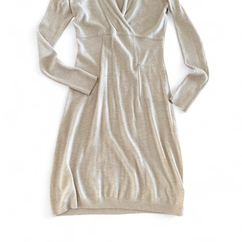 Athleta Beige Long Sleeve Dress - Picture 3 of 7